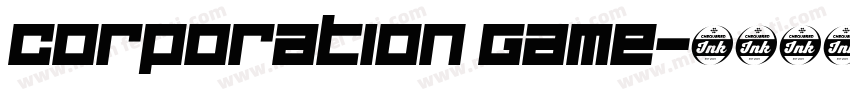 Corporation Game字体转换